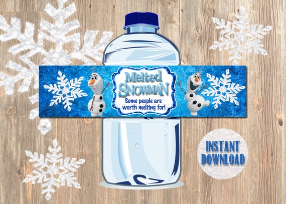 frozen bottle labels disney frozen water bottle labels