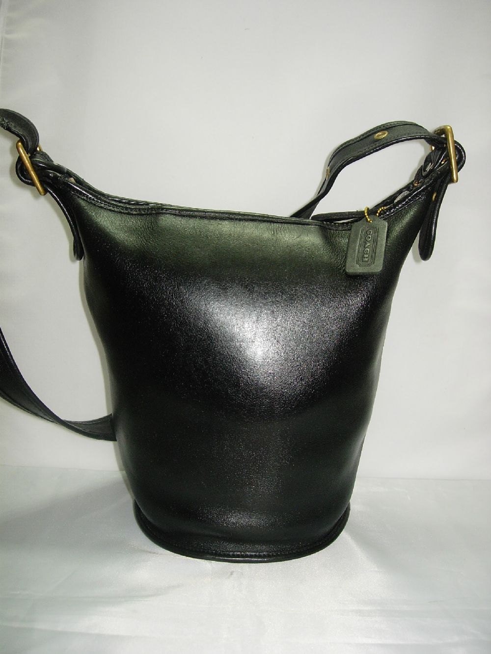 Vintage Coach Classic Duffel Bag Black by CoacheraLeather
