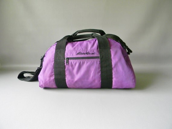 Vintage Eddie Bauer Purple Duffel Bag / Small by DaisyFieldVintage
