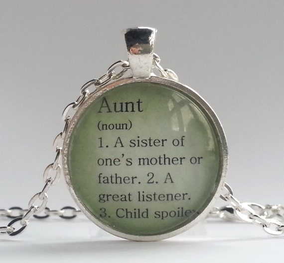 Aunt definition pendant aunt necklace necklace for aunt