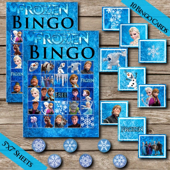 frozen bingo cards