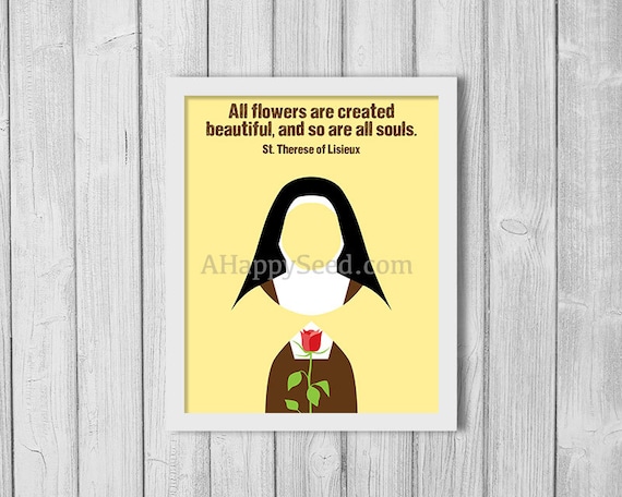 St Therese Print