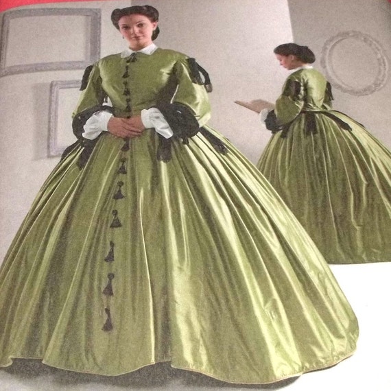 Sewing Pattern Civil War Ball Gown Dress by sewprettypatterns