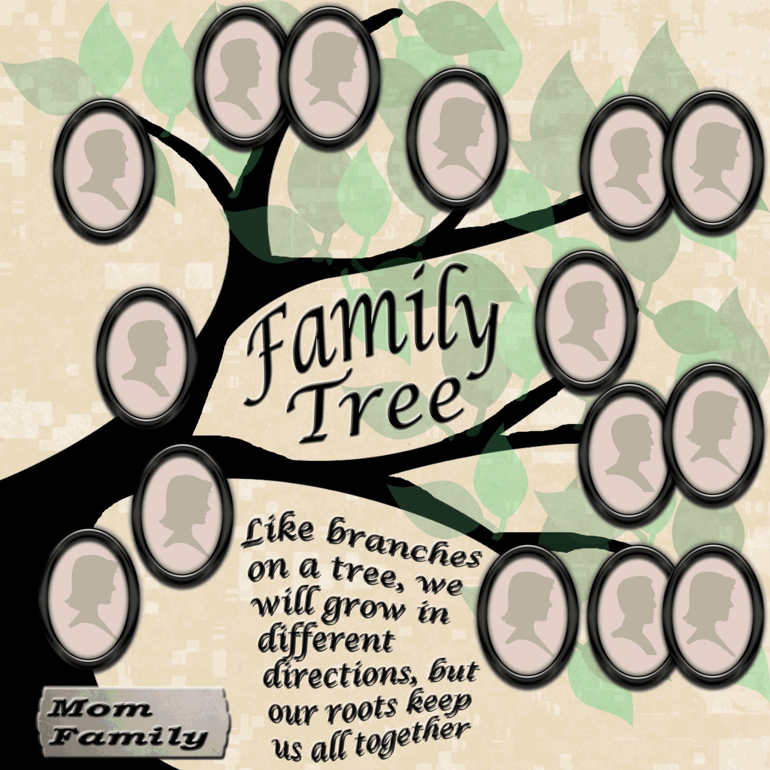 Family Tree Psd Template Free Download