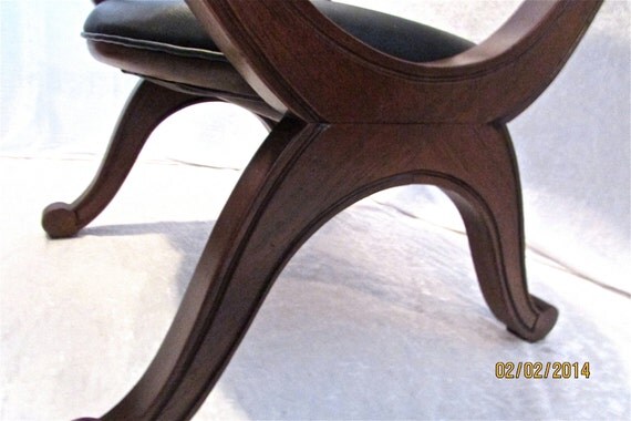 2 Vintage Drexel Esperanto Leather Chair's with Mereno