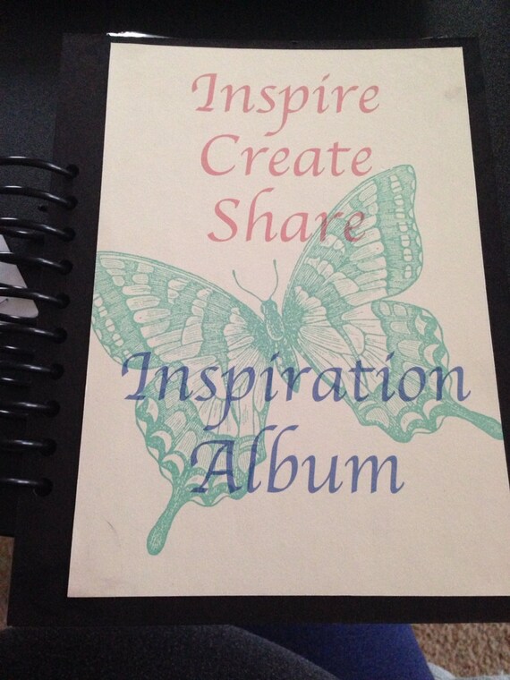 Items similar to Personalized Inspiration Album on Etsy