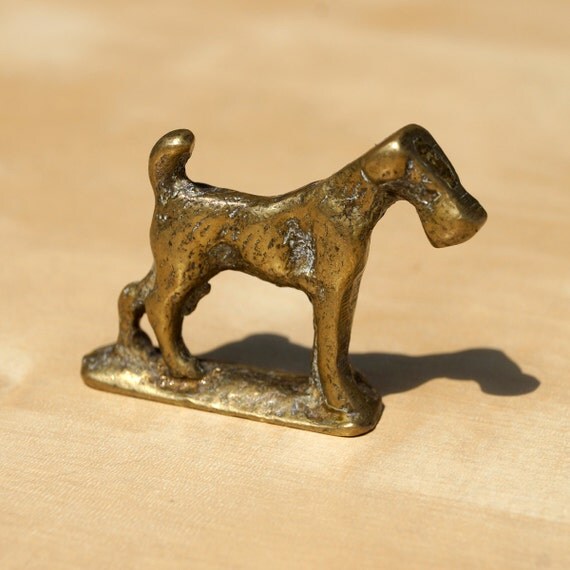 brass dog figurines