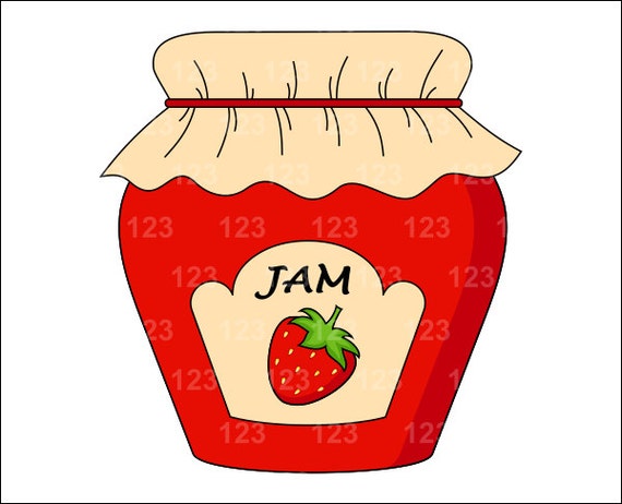 homemade jam labels clipart - photo #39