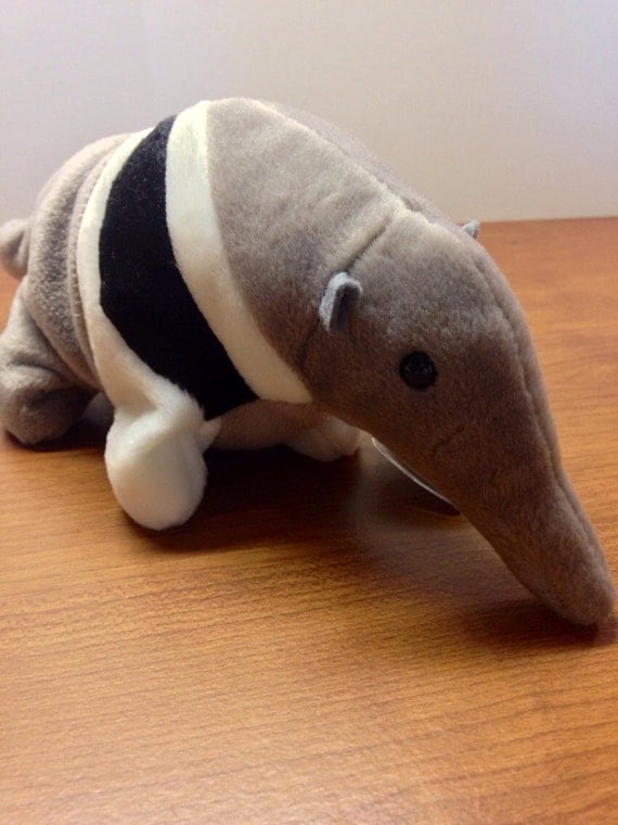 Ty Beanie Baby Ants Retired: 1998 Anteater by StuffandPlushies