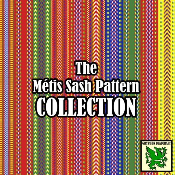 Loom Beading Patterns The Métis Sash Pattern Collection