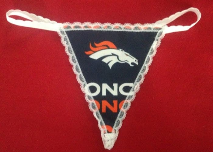 Womens DENVER BRONCOS GString Thong Female Nfl Lingerie