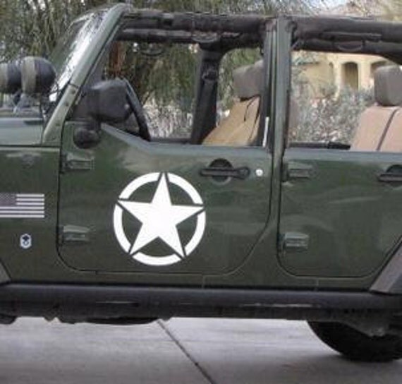 jeep army decal jeep decal jeep restoration decal Jeep