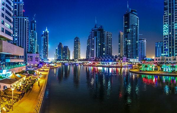 dubai downtown night scene sku 0040 dubai downtown night scene sku 0040