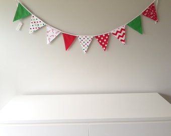 Items similar to Holiday Garland, Christmas Party Decoration, Festive ...