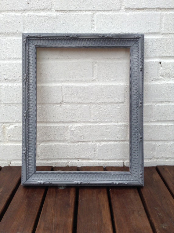 Hand painted vintage picture frames x 2