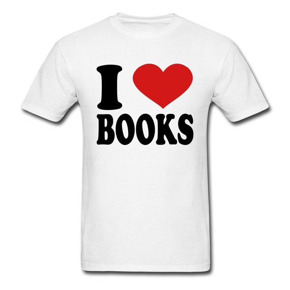 i love books tshirt