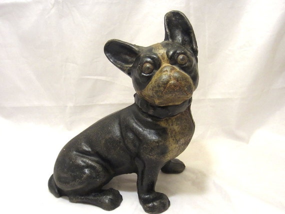 Boston terrier door stop