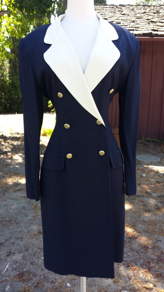 Double breasted coat dress