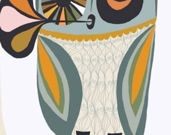 Owl. Limited edition print by Matte Stephens.