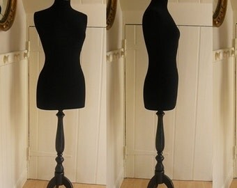 Slip On Luxury Display Mannequin Velvet COVER ONLY - BLACK