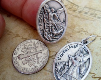 ... , Stunning Holy Medal, Patron Saint Charm, Catholic Jewelry Supplies