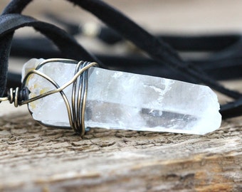 Raw Crystal Necklace Crystal Jewelry Natural Crystal Necklace Mineral Jewelry Raw Stone Jewelry Crystal Necklace Natural Stone Jewelry