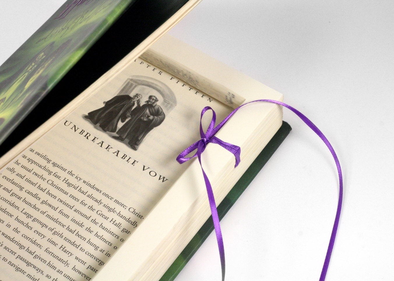 Harry Potter Unbreakable Vow Cut Hollow Book Box Ring Proposal