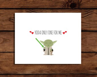 Fresh 50 Yoda Anniversary Card