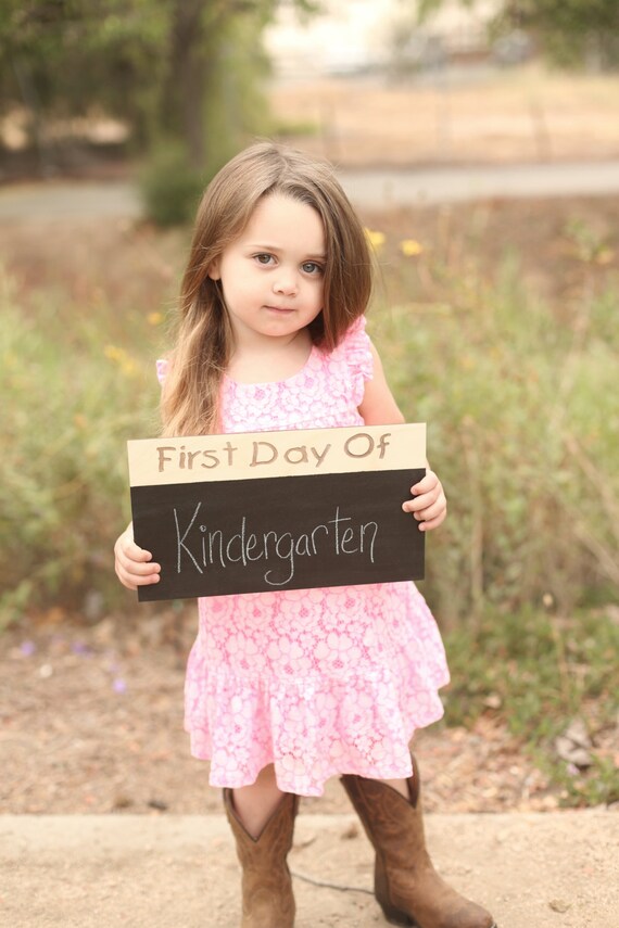 First Day of Last Day of Sign Chalkboard Back to School by braggingbags