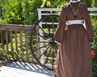 Victorian Dress with Lace and Sash costume all colors