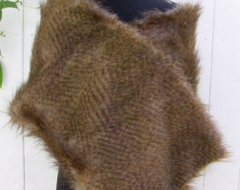 Porcupine FAUX FUR Stole