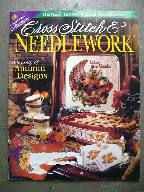 CROSS STITCH and NEEDLEWORK Magazine October 1997 by AtticStudioWV