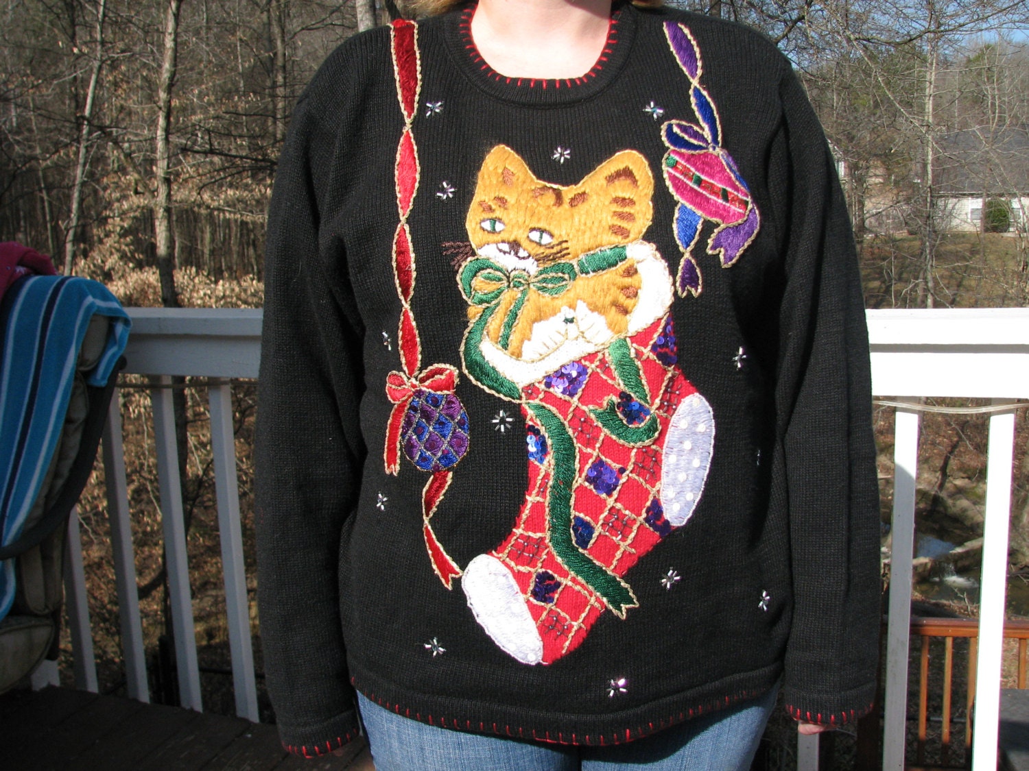 Christmas sweater christmas tacky sweater tacky by TheGeekyTwin