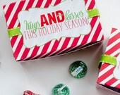 Christmas PRINTABLE Neighbor Gift Tag (HUGS & KISSES) by Love The Day Il_170x135
