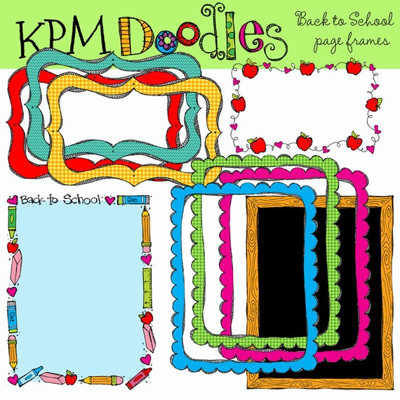 back to school clipart borders - photo #33