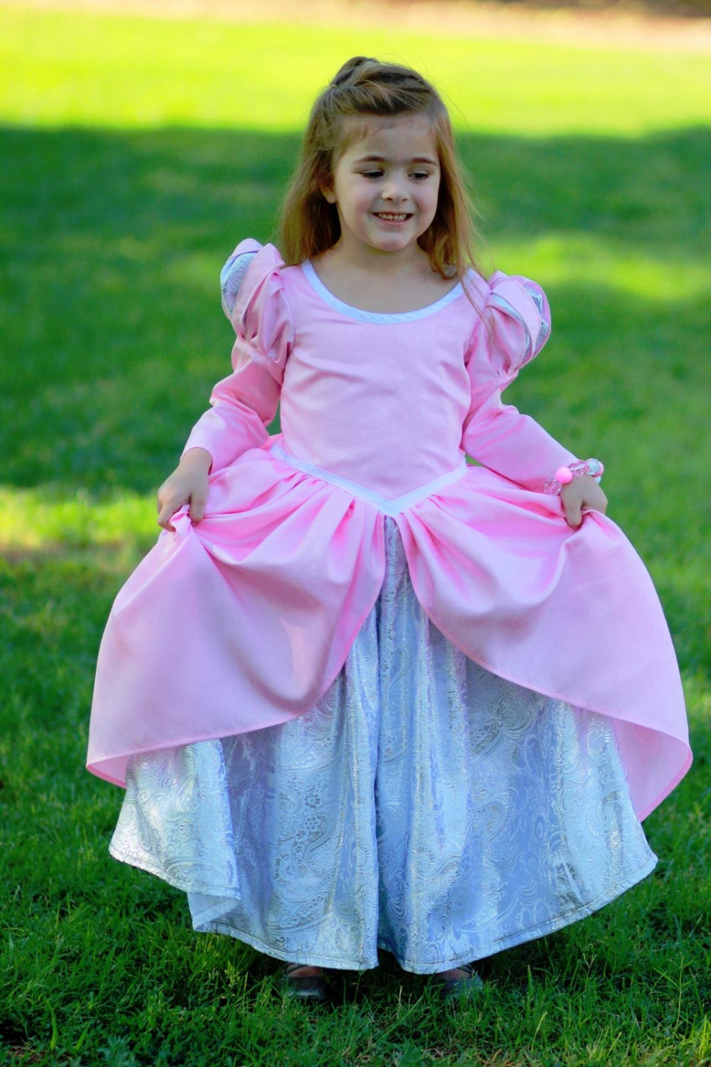 Deluxe Ariel Pink Ballgown Disney Princess Dress Size 3T