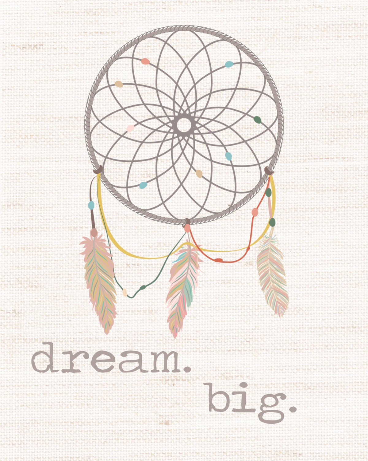 Dream Big Dream Catcher Nursery Printable