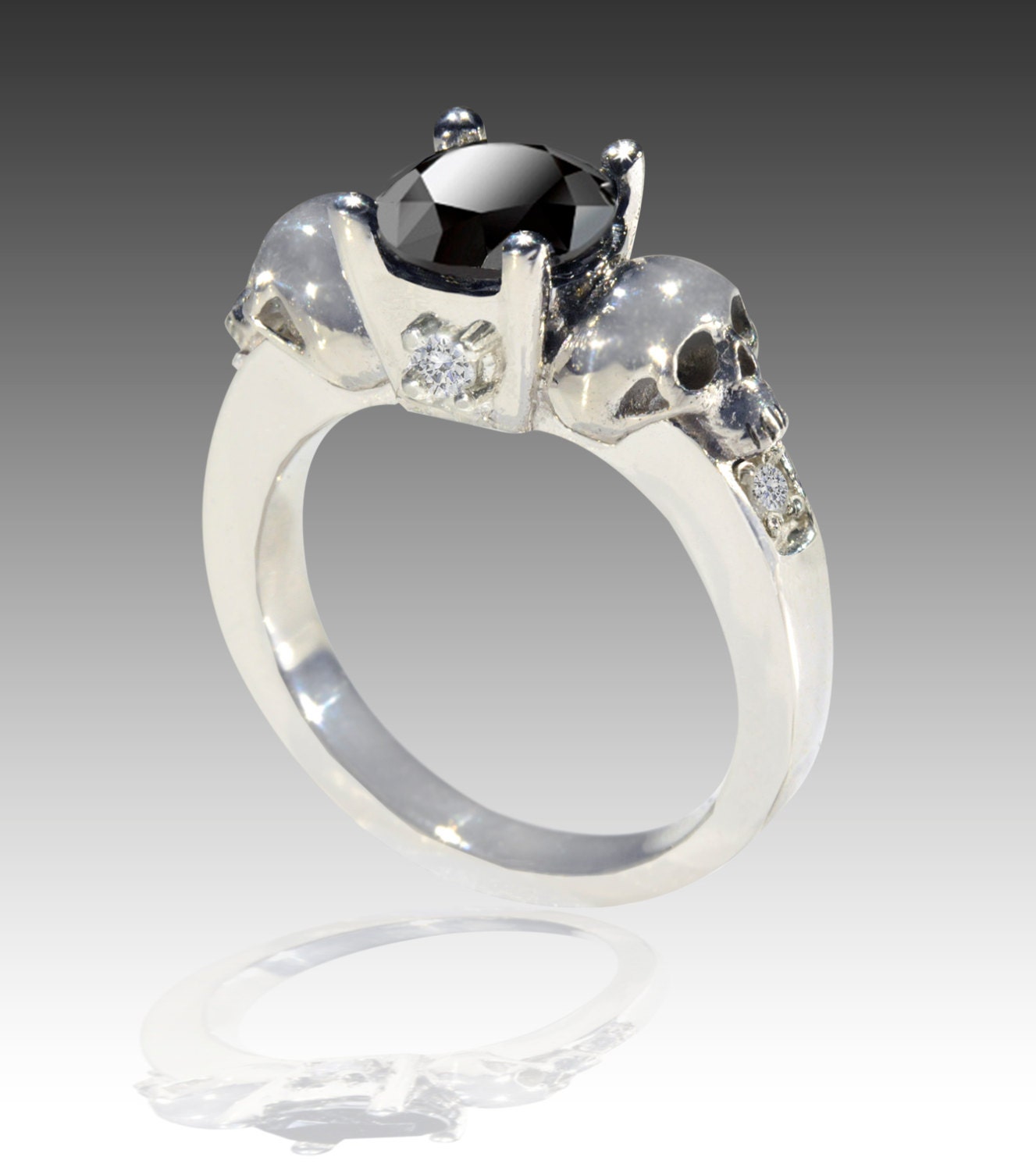 Skull wedding rings uk