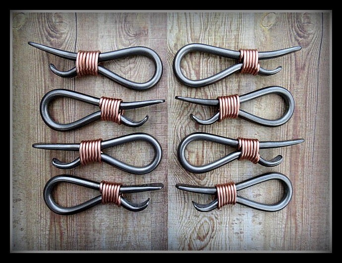 8 PERSONALIZED BOTTLE OPENERS Hand Forged by by NazForge on Etsy