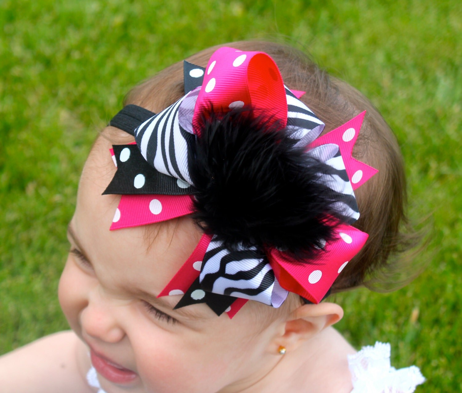 Zebra Baby Headband Zebra Headband Zebra by RoyalSistersBoutique