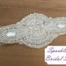 Wedding Sash, Bridal Belt, Bridal Sash, Satin Ribbon, Crystal Rhinestone Beaded Applique, Bridal Belt, SparkleSM Bridal Sashes, Delaney