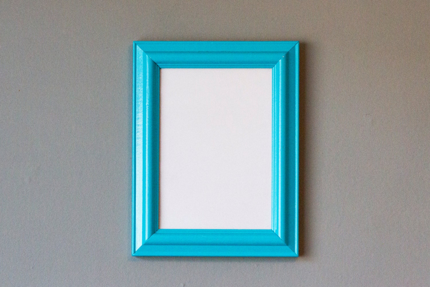 Turquoise PICTURE FRAME 5 x 7 Opening Teal