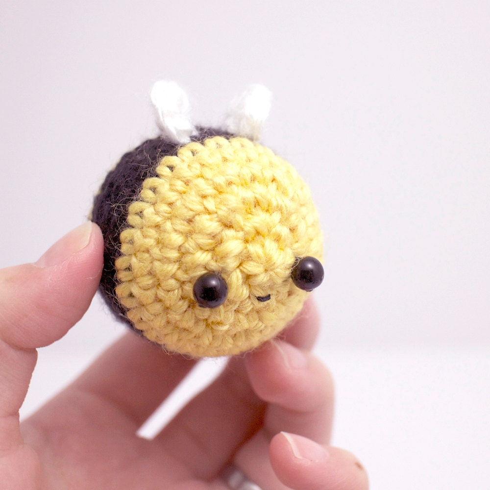 amigurumi bee plush kawaii crochet bumble bee by mohustore