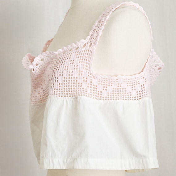 Romantic Antique Lingerie 1900's NEEDLEWORK Bra