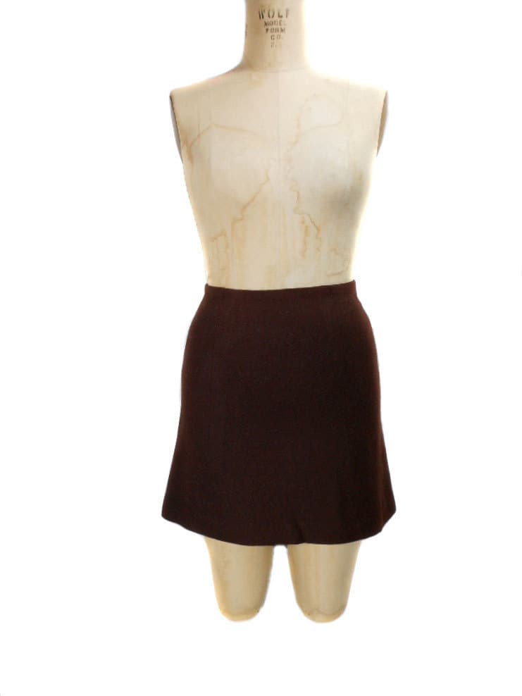 1960s Ivy Miss Pre-Teen Wool Mini Skirt / by SemiPreciousGarnetts