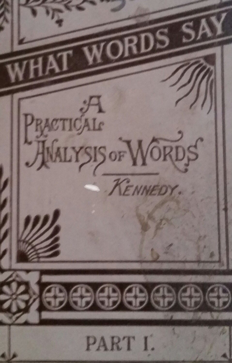 1888 Antique Victorian What Words Say Book A by ZoeAmaris on Etsy