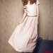 I L Left on Sale - Linen Cocktail Dress in Pink