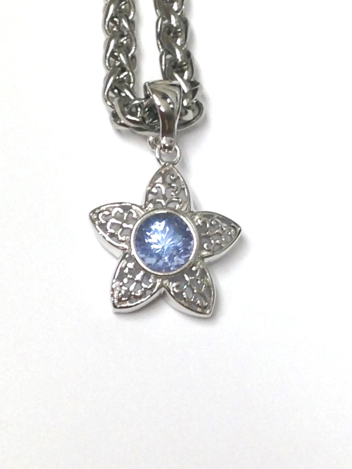 Alexandrite Star Pendant for Omegas Necklace Handmade Jewelry