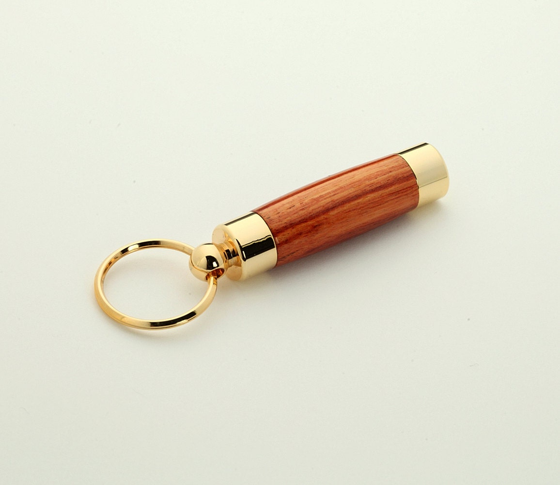 Keychain Oil Vial Perfume Vial Tulip Wood
