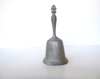 pewter dinner bell etsy pewter dinner bell etsy